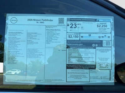 2026 Nissan Pathfinder SL