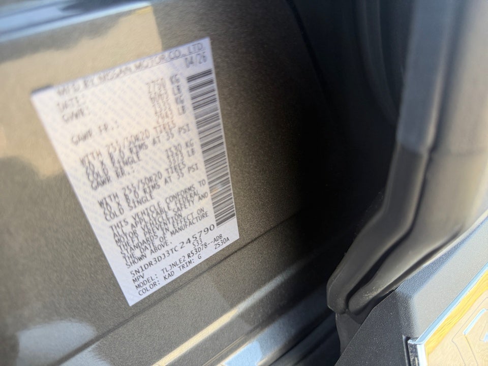 2026 Nissan Pathfinder Platinum