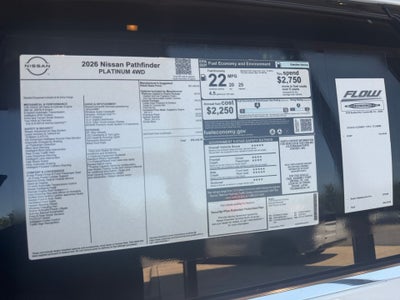 2026 Nissan Pathfinder Platinum