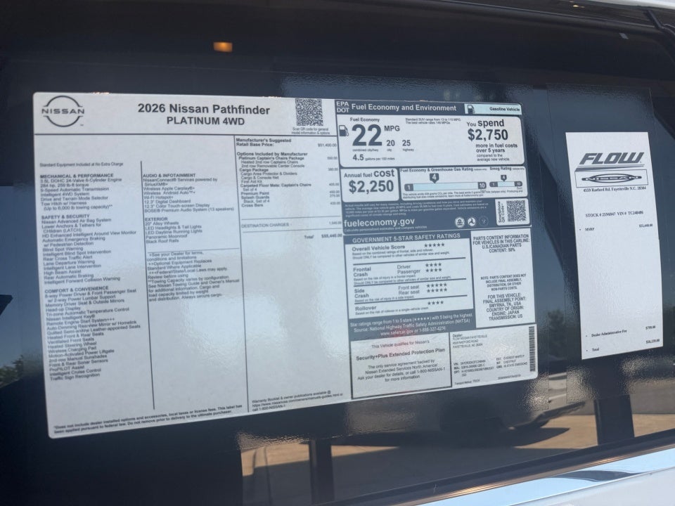 2026 Nissan Pathfinder Platinum