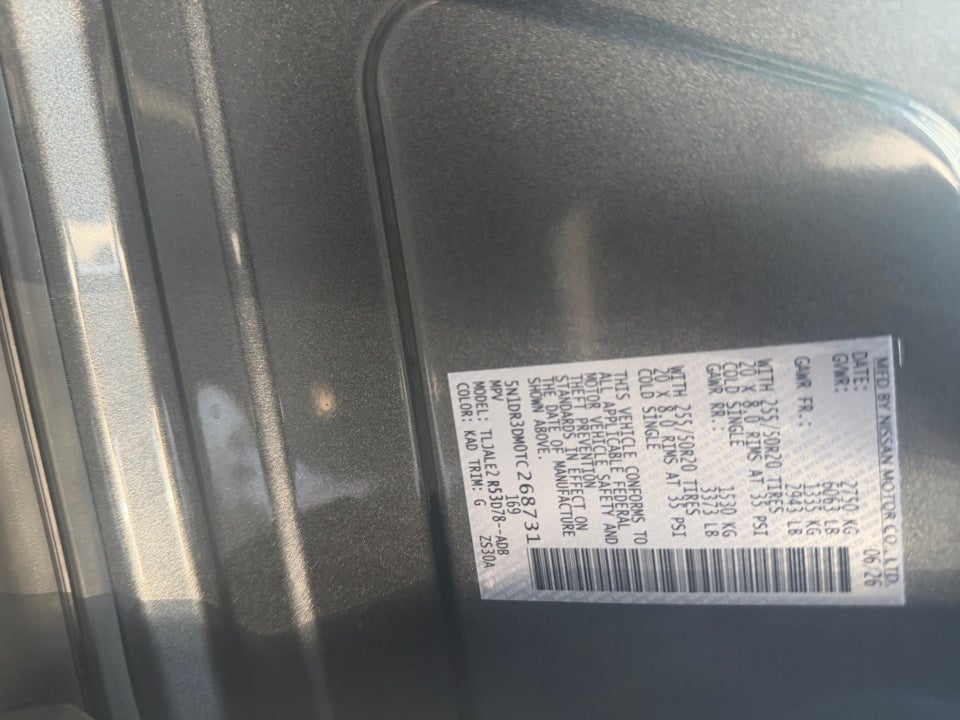 2026 Nissan Pathfinder Platinum