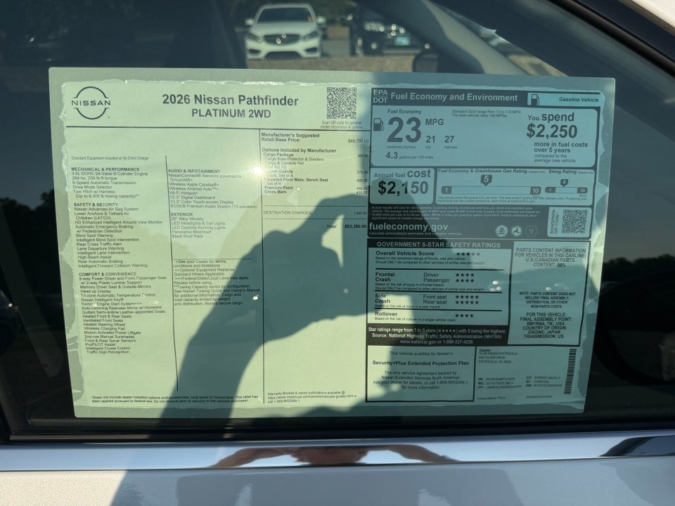 2026 Nissan Pathfinder Platinum