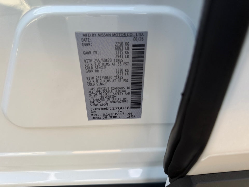 2026 Nissan Pathfinder Platinum