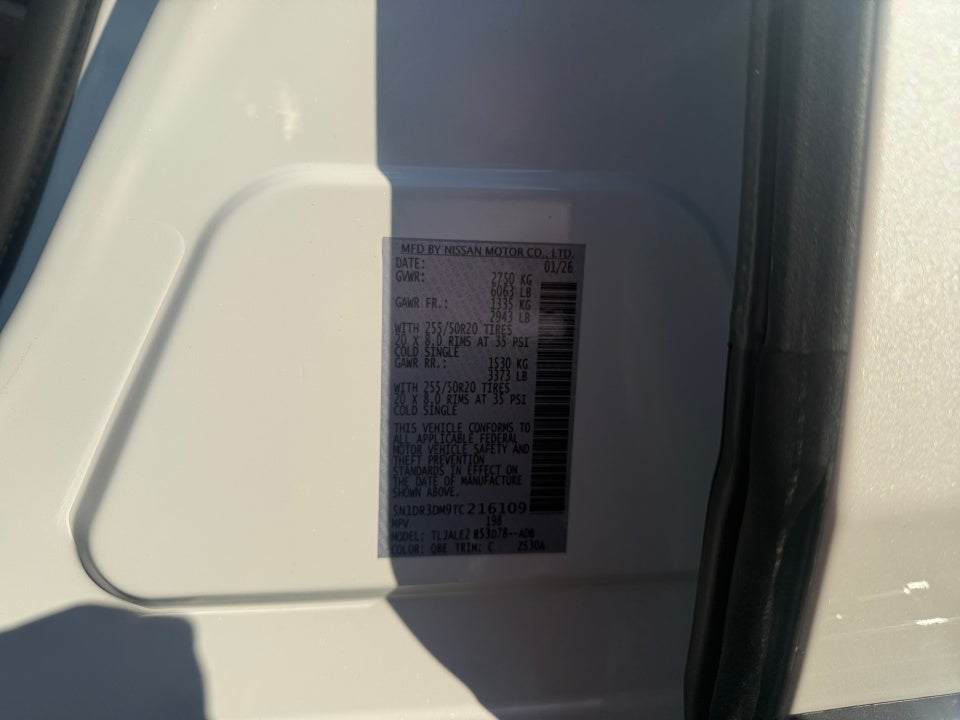 2026 Nissan Pathfinder Platinum