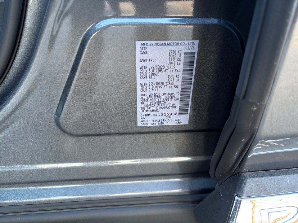 2026 Nissan Pathfinder Platinum