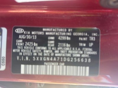 2013 Kia Optima EX