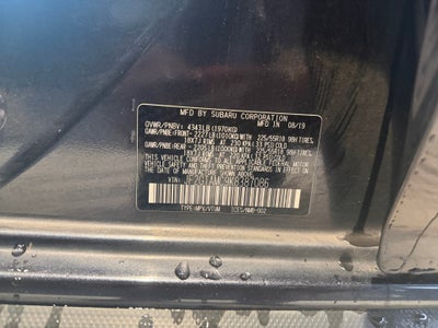 2019 Subaru Crosstrek 2.0i Limited