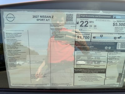 2027 Nissan Z Sport
