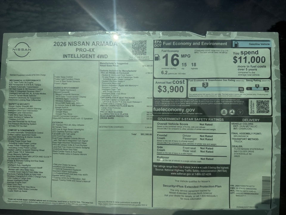 2026 Nissan Armada PRO-4X