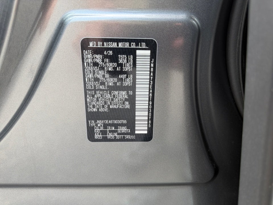 2026 Nissan Armada Platinum