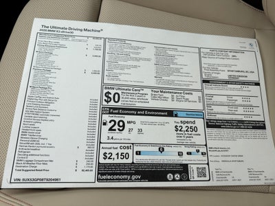2026 BMW X3 30 xDrive