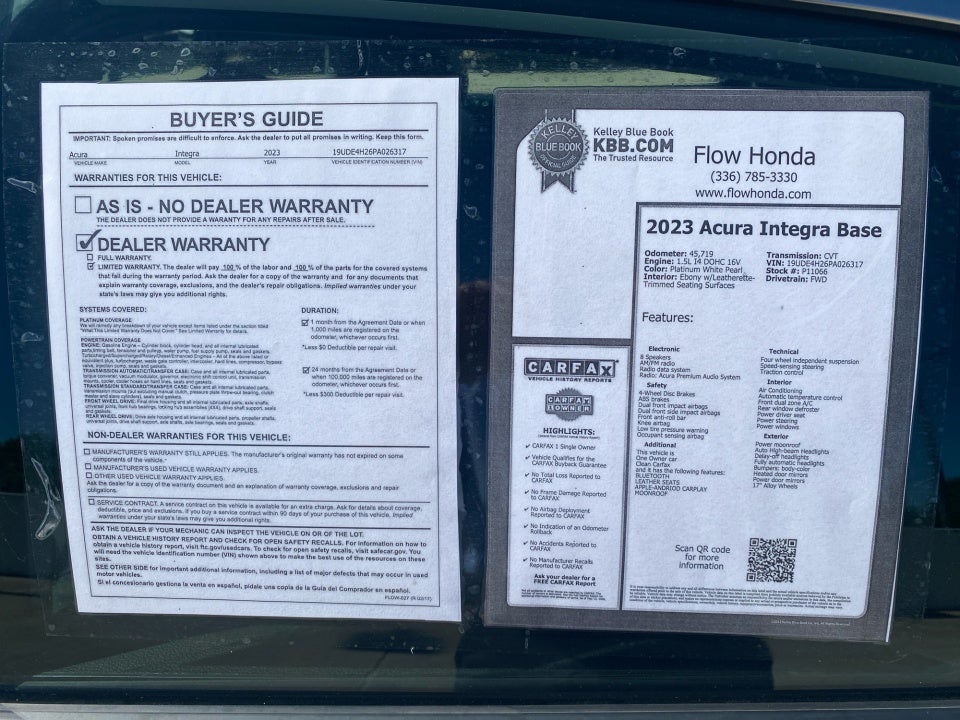 2023 Acura Integra CVT