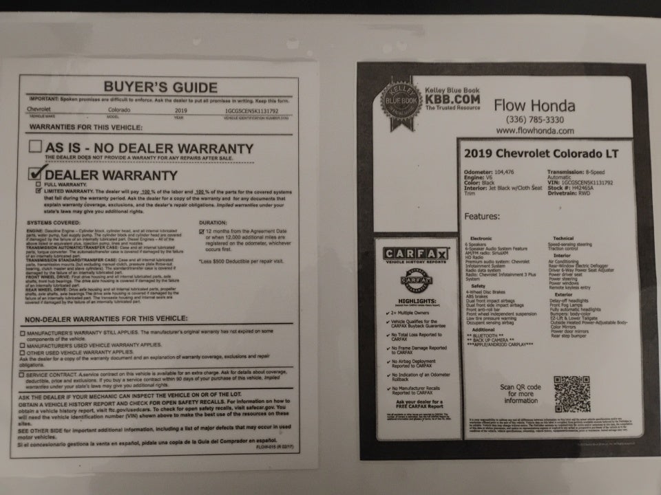 2019 Chevrolet Colorado LT