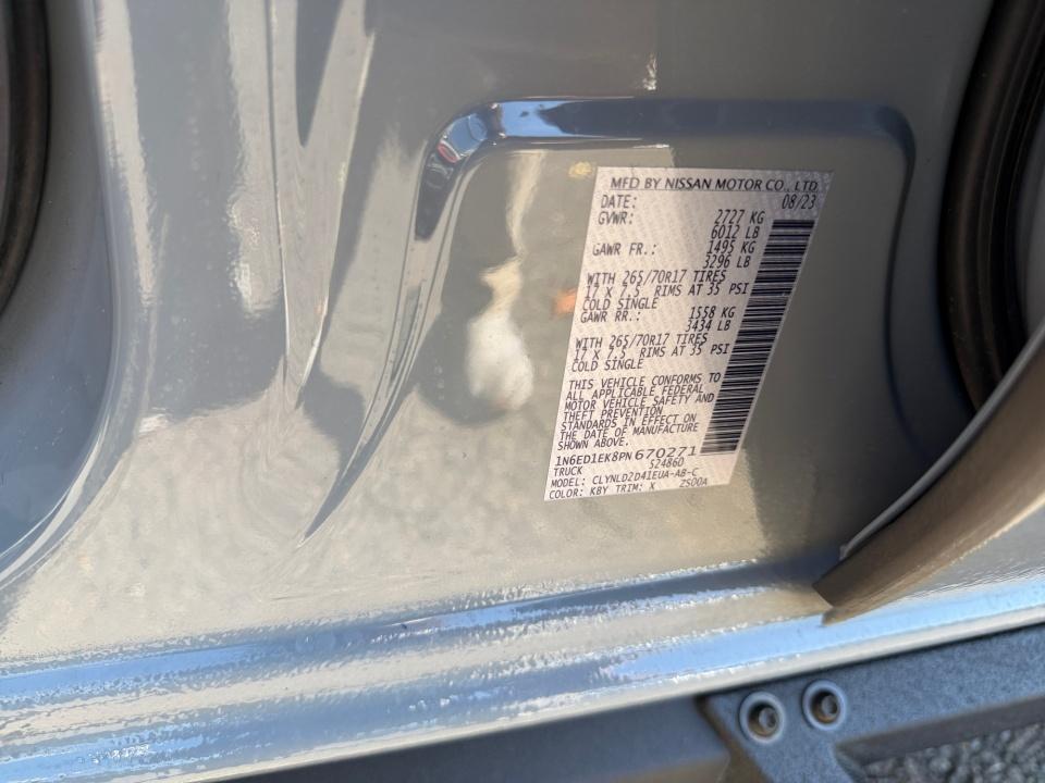 2023 Nissan Frontier PRO-4X
