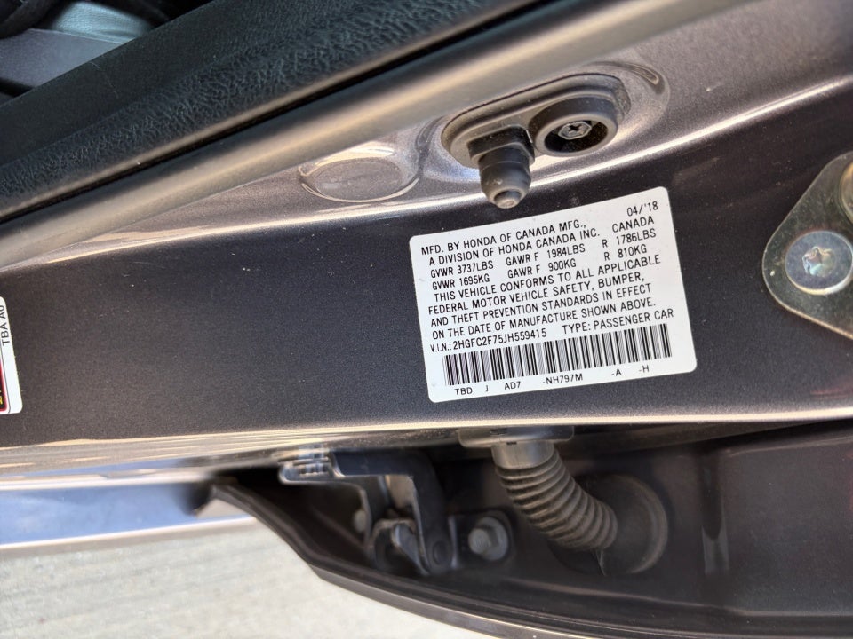 2018 Honda Civic EX