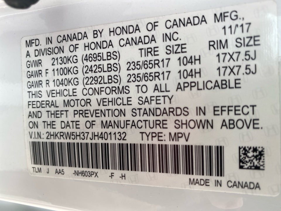2018 Honda CR-V LX