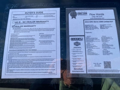 2022 GMC Sierra 1500 Limited 4WD Crew Cab Short Box SLT