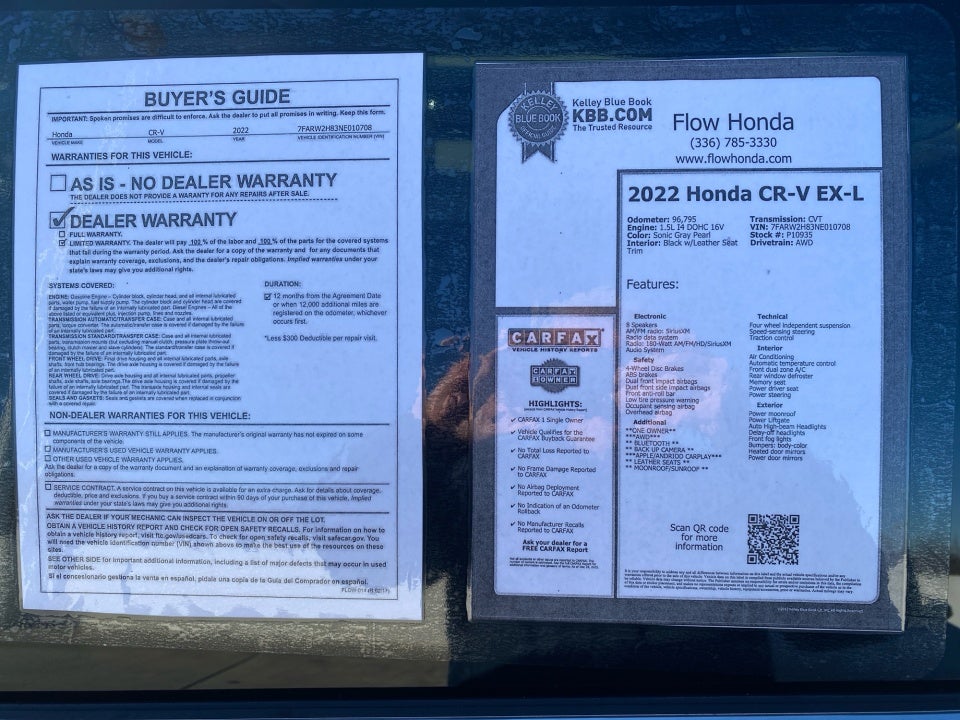2022 Honda CR-V AWD EX-L