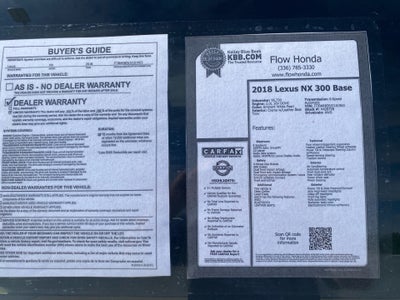 2018 Lexus NX 300 NX 300