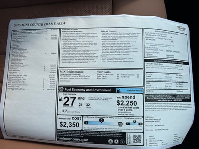 2025 MINI Countryman Cooper S
