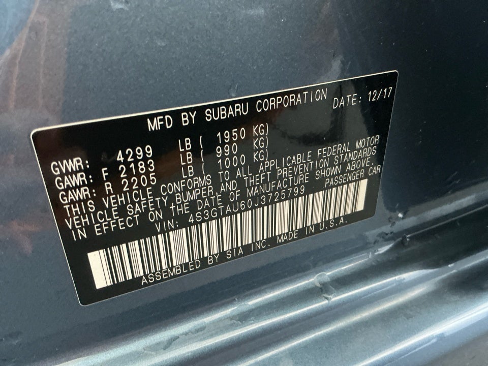 2018 Subaru Impreza Limited