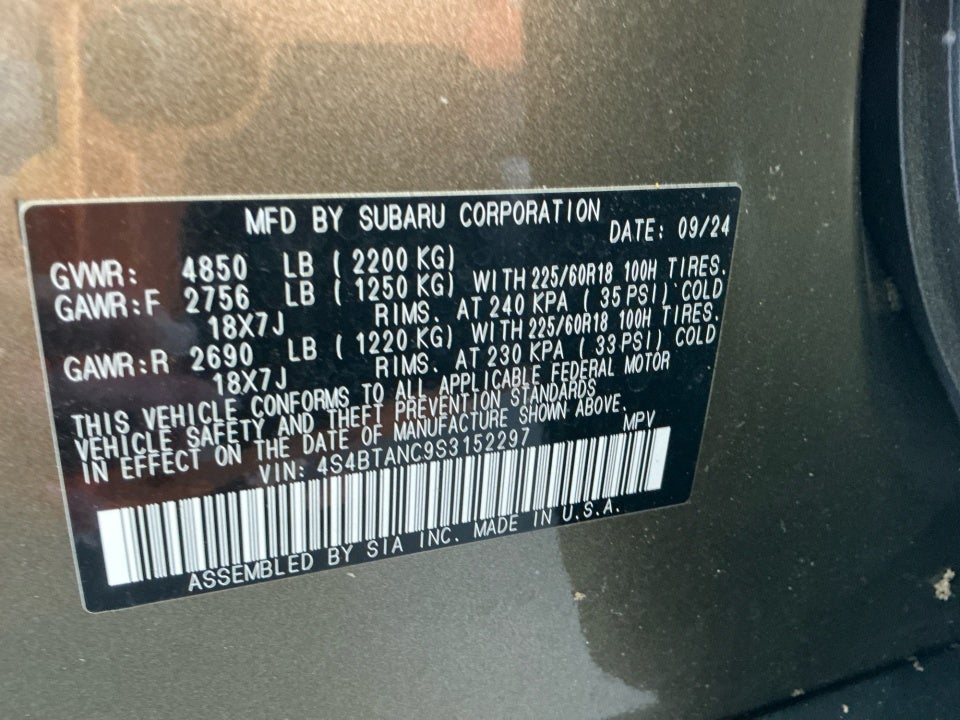2025 Subaru Outback Limited