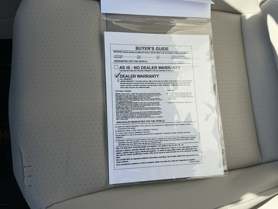 2019 Volkswagen Atlas 3.6L V6 SEL R-Line