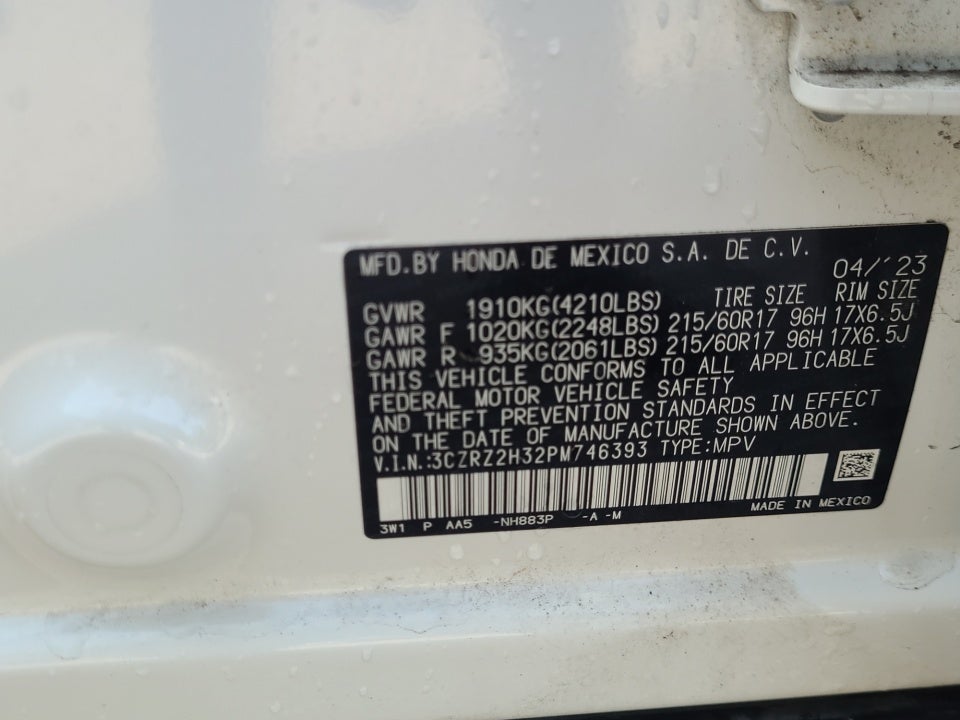 2023 Honda HR-V AWD LX