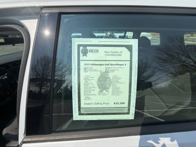 2019 Volkswagen Golf SportWagen 1.4T S