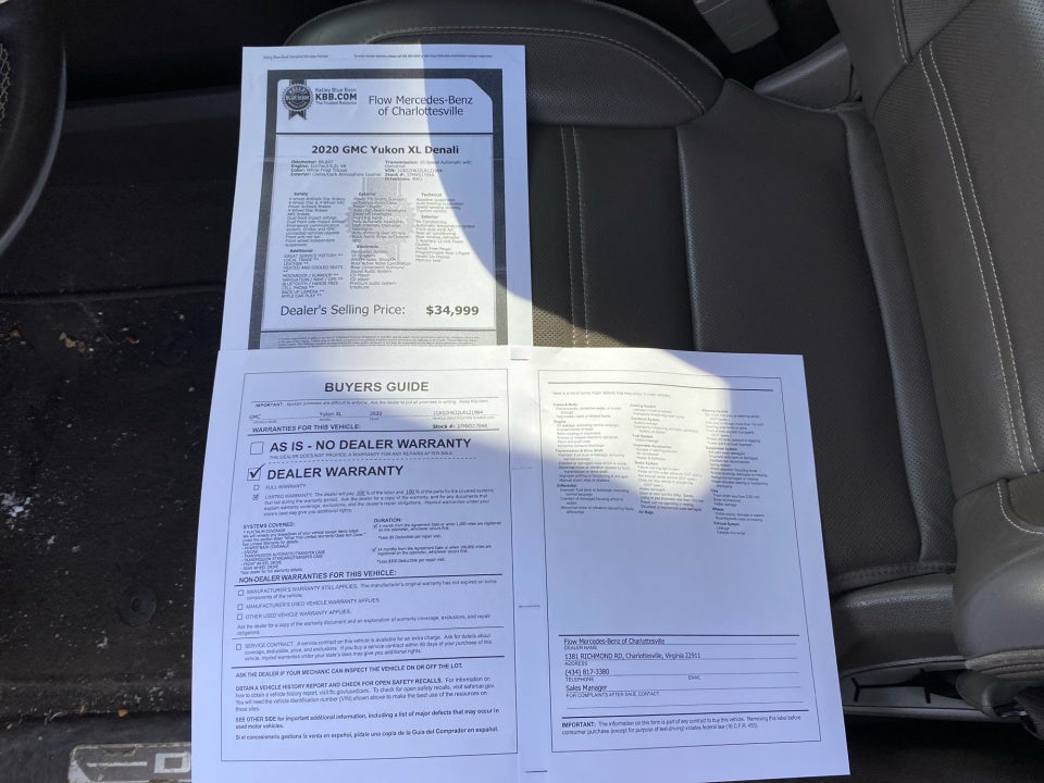 2020 GMC Yukon XL 4WD Denali