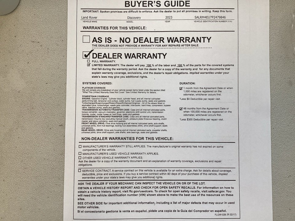 2023 Land Rover Discovery P360 HSE R-Dynamic