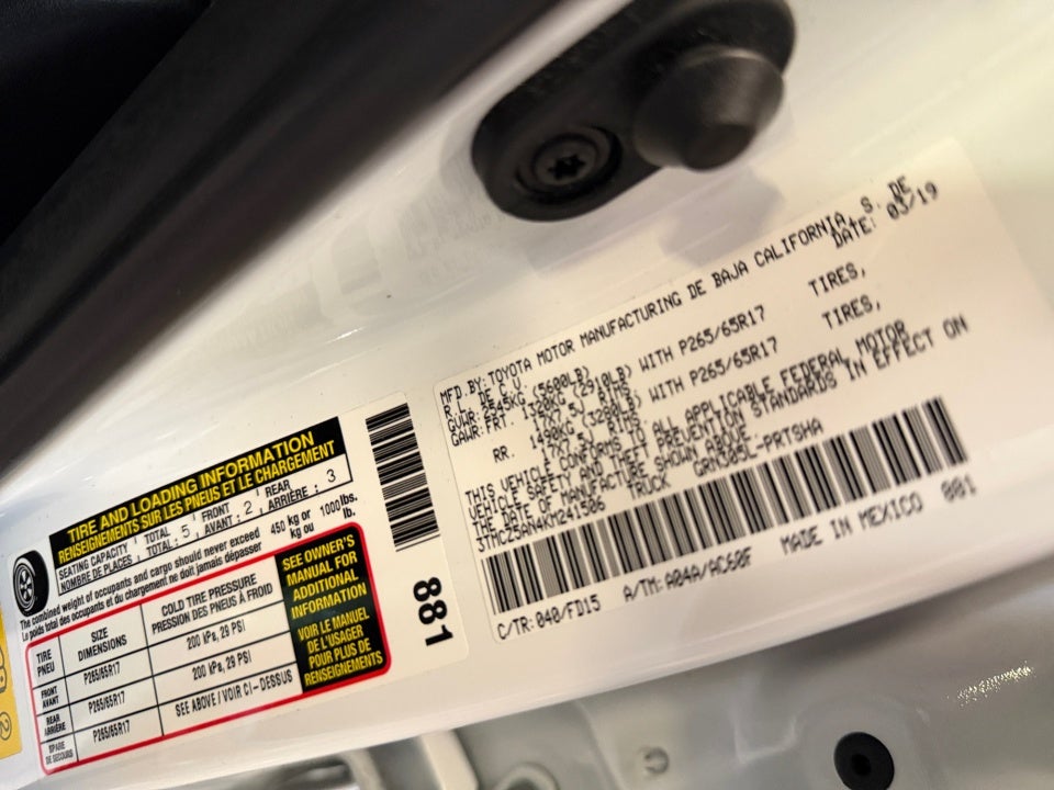 2019 Toyota Tacoma TRD Sport