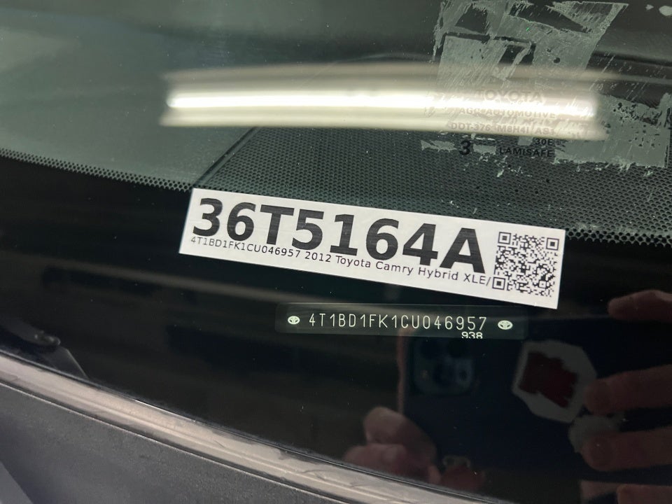 2012 Toyota Camry Hybrid XLE