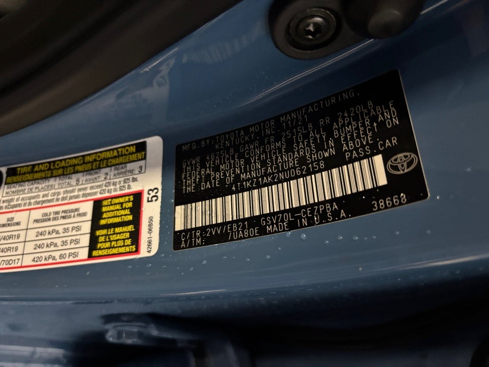 2022 Toyota Camry TRD