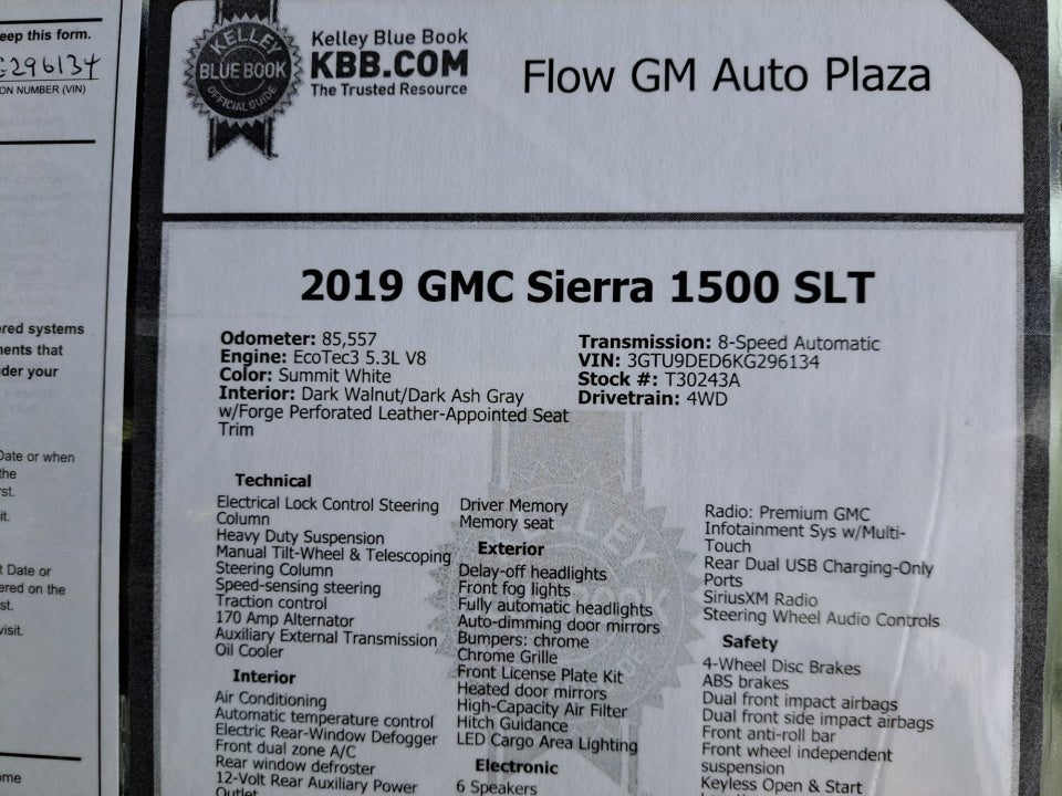 2019 GMC Sierra 1500 SLT
