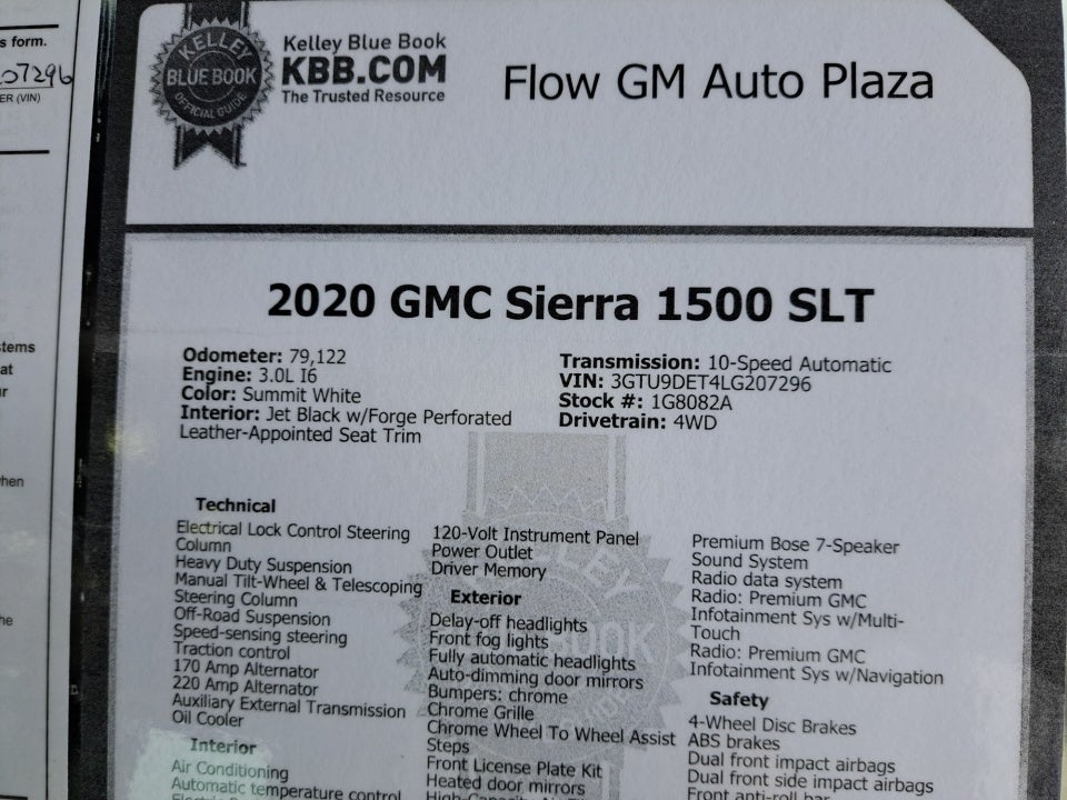 2020 GMC Sierra 1500 4WD Crew Cab Short Box SLT