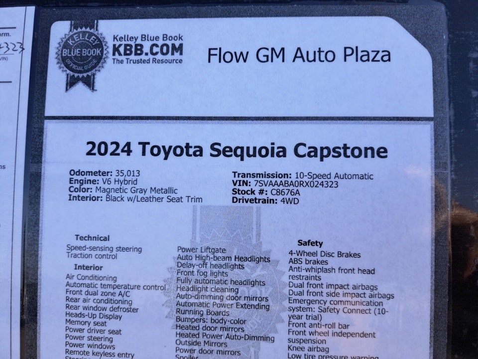 2024 Toyota Sequoia Capstone