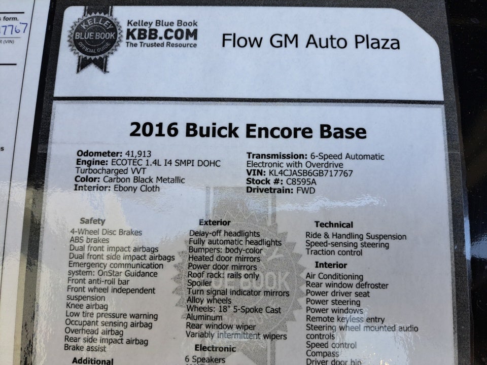 2016 Buick Encore Base