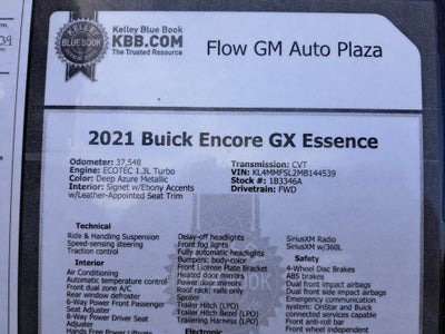 2021 Buick Encore GX FWD Essence
