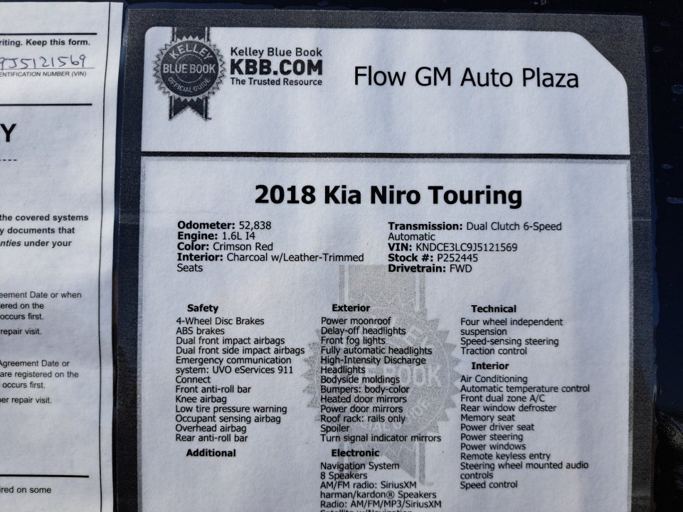 2018 Kia Niro Touring