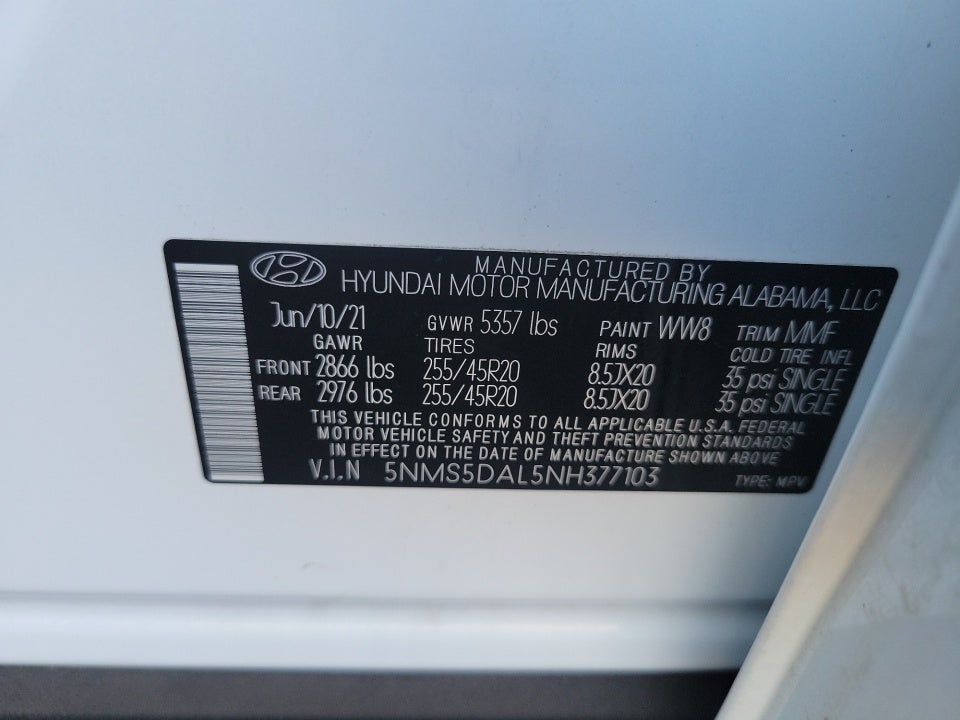 2022 Hyundai Santa Fe Calligraphy