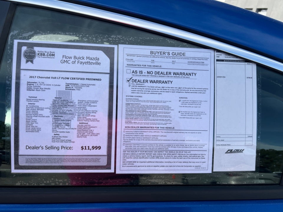 2017 Chevrolet Volt LT