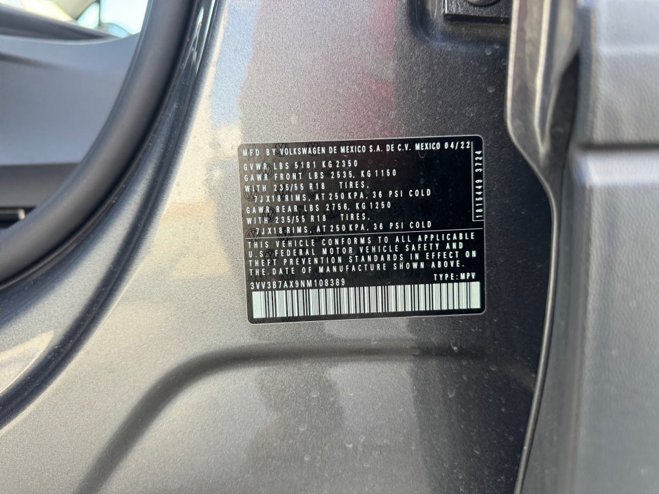 2022 Volkswagen Tiguan 2.0T SE