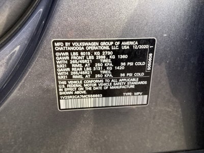 2021 Volkswagen Atlas 3.6L V6 SEL R-Line