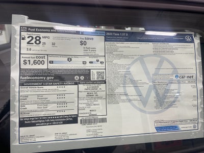 2023 Volkswagen Taos 1.5T S