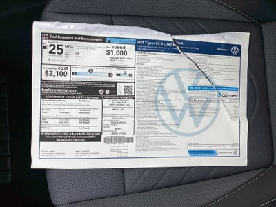 2025 Volkswagen Tiguan 2.0T SE R-Line Black