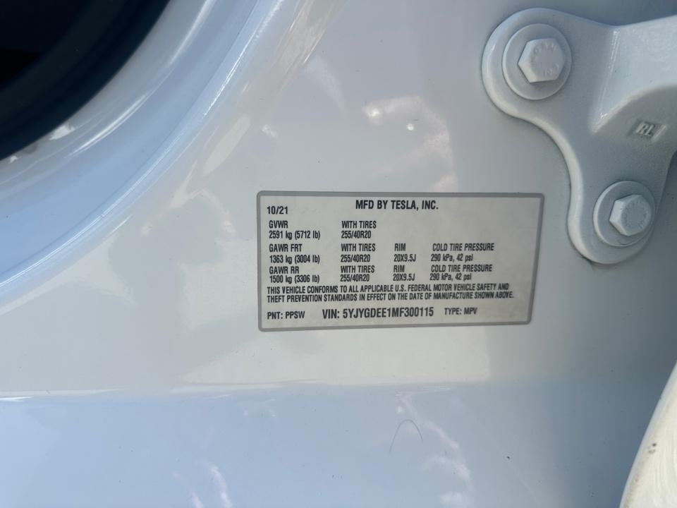 2021 Tesla Model Y Long Range