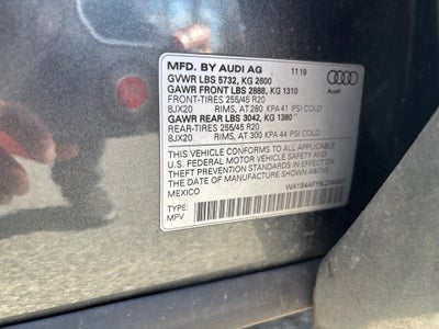 2020 Audi SQ5 Premium Plus TFSI quattro Tiptronic