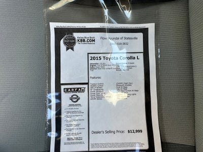 2015 Toyota Corolla L