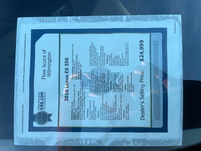 2016 Lexus ES 350 4dr Sdn